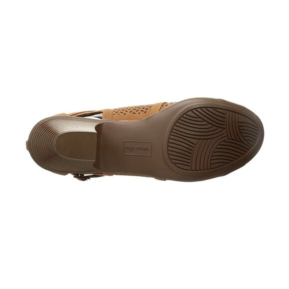 NiB Easy Street Women's Carrigan Heeled Open Toe Boots Tan Size 7 M $85 RY1263 - Picture 4 of 7